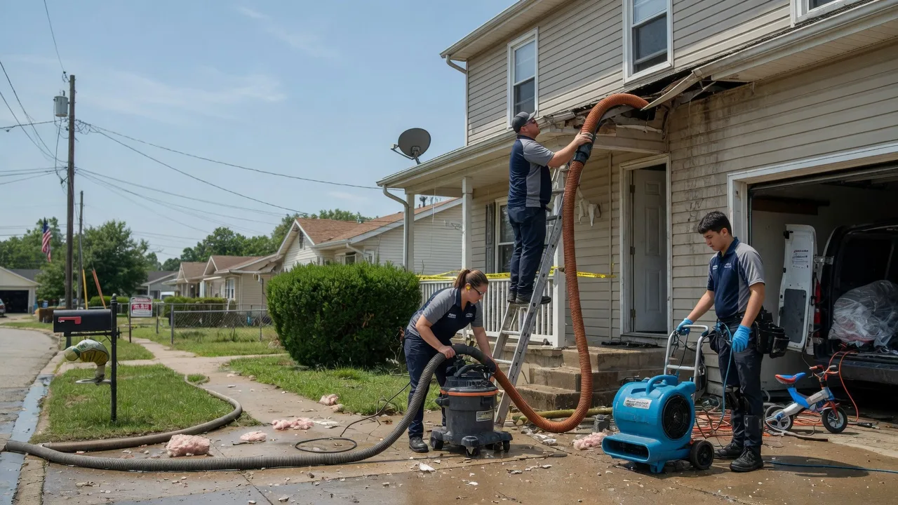 Water Damage Restoration in Saint Mary Of The Woods, IN near me